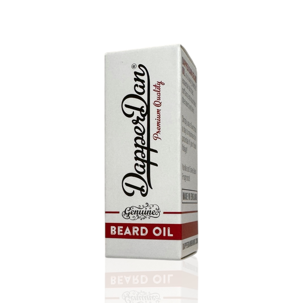 Dapper Dan Beard Oil bottle and carton