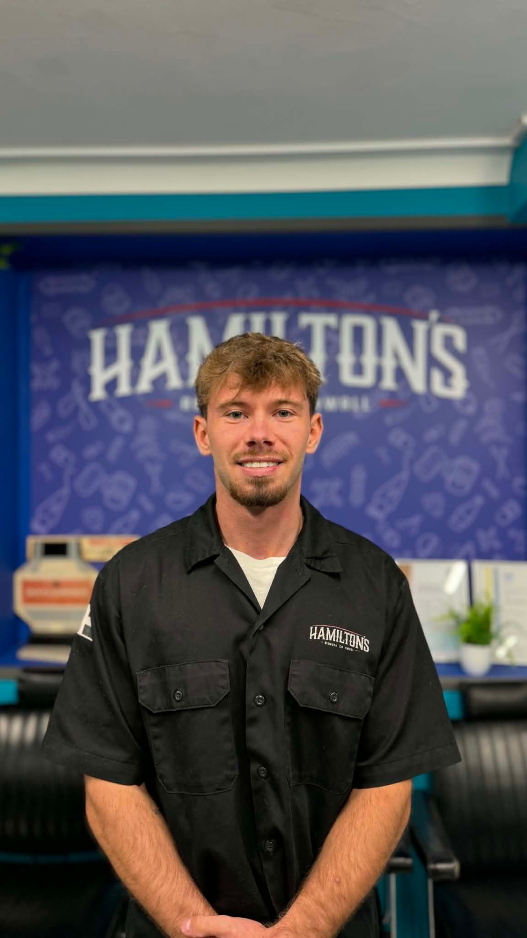 Louis, Barber at Hamilton's Barbershop & Academy